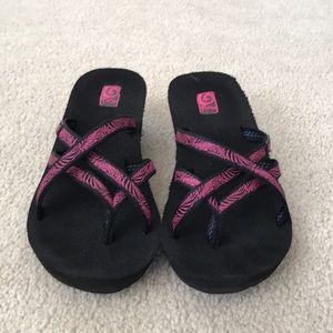 Teva Mush Mandalyn Wedge Flip Flops
